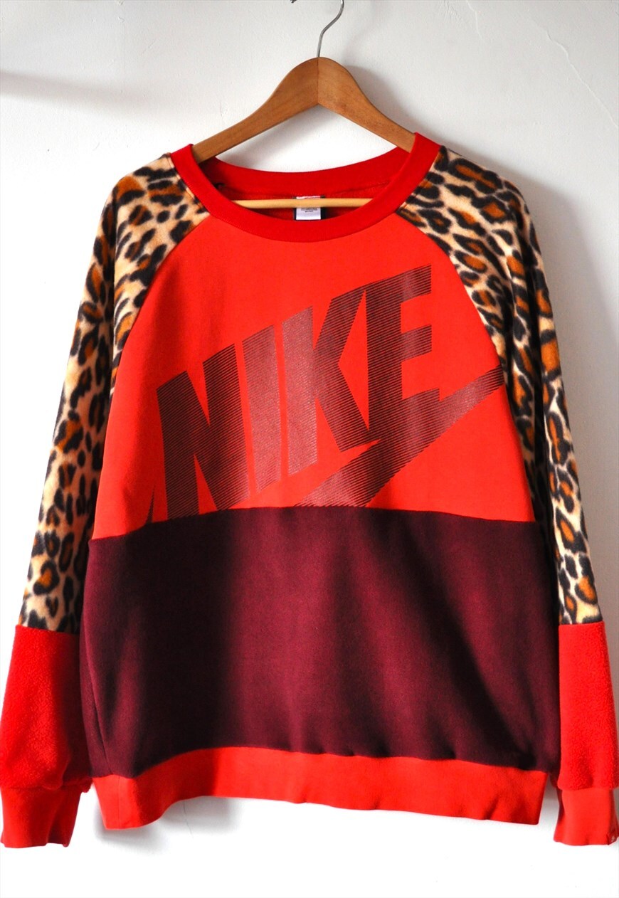 Nike sweatshirt leopard sale